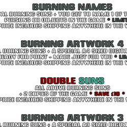 Text from Burning Suns Kickstarter campaign
